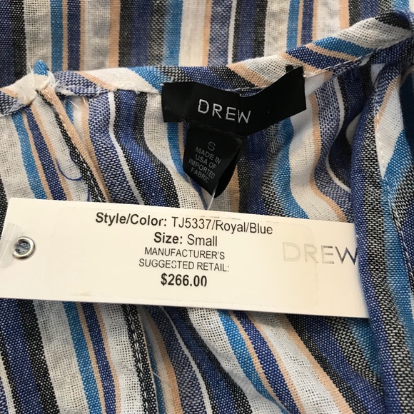 Drew Sleeveless Striped Jumpsuit Size Small NEW - Picture 9 of 9